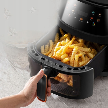Аерофритюрниця Air Fryer 8л XL, Потужність 2400 Вт, 8 програм приготування