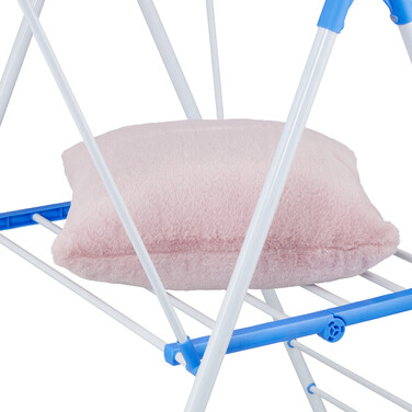 Relaxdays Clothes Drying Rack, Height Adjustable