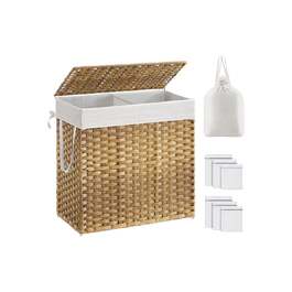 Natural Laundry Basket with Lid