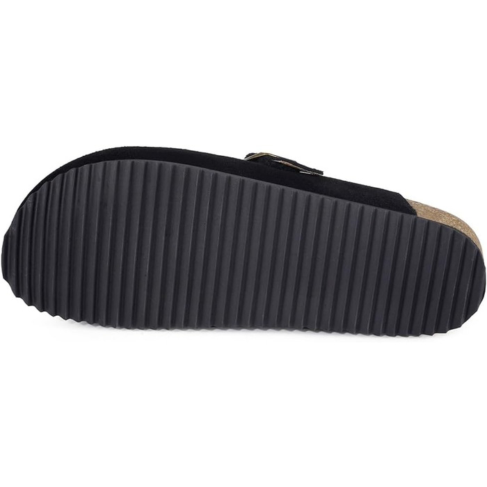 Зручні шльопанці-клоги Intini для дому, саду та пляжу. Чоловічі та жіночі, шкіряна устілка, чорний колір, розмір 36-48