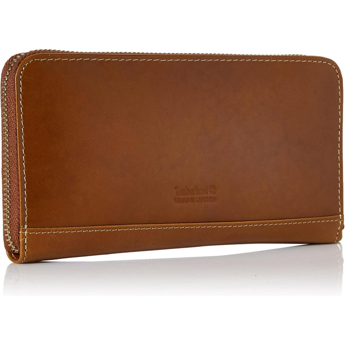 Timberland Women's Leather RFID Zip Around Wallet Clutch with Wristlet Strap