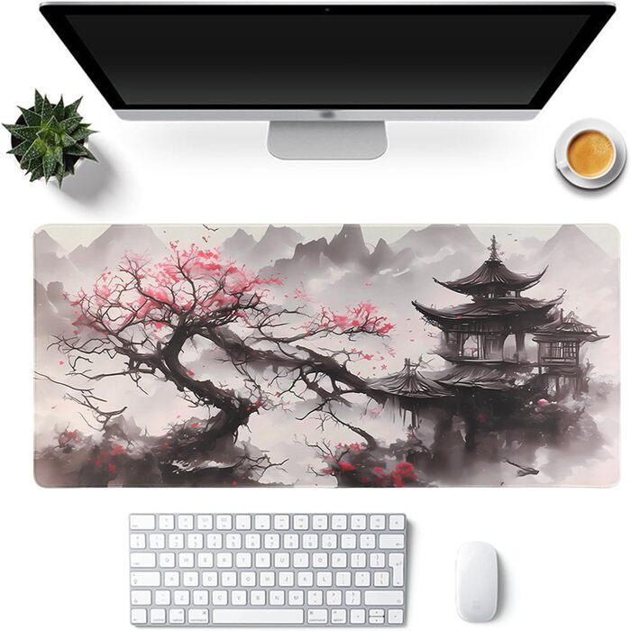 Килимок для миші ігровий XXL 900x400 мм, з антиковзким покриттям, вологостійкий, для ПК, MacBook, Laptop