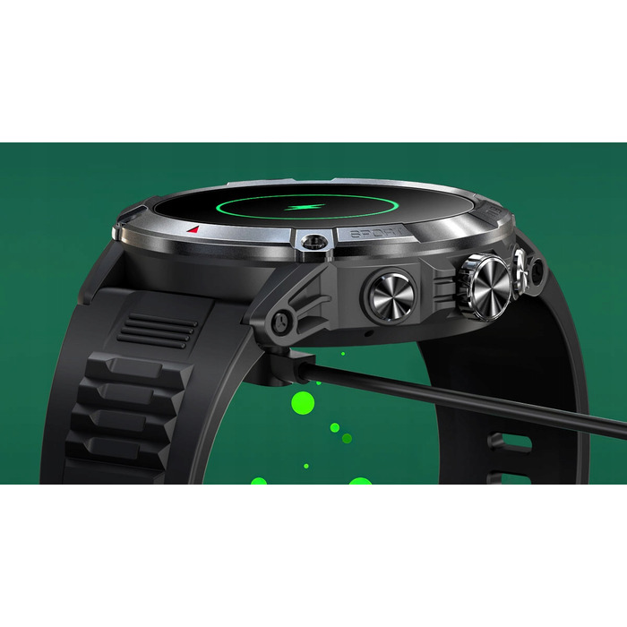 Смарт-годинник G-Wear чорний з функцією Bluetooth-дзвінків