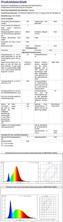 Стеляний вентилятор Newday 153 см з підсвіткою та пультом керування, 5 лопатей, DC мотор, реверс, пам'ять, регулювання яскравості (білий)