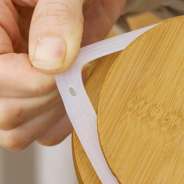 Контейнер для кави, цукру, чаю та спецій з керамічного скла з кришкою (260 мл, чорний)