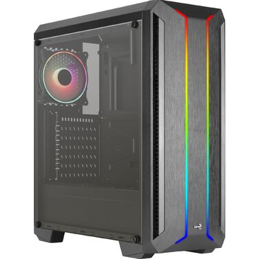 Корпус ПК Aerocool SKYLINE V2 BK ATX з RGB підсвічуванням та 120мм вентилятором