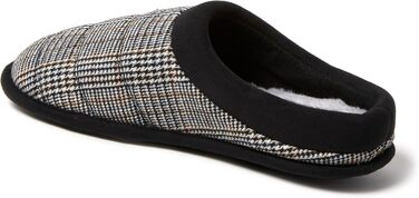 Dearfoams чоловічі тапочки-клоги Asher з піною з пам'яті, чорні, 44.5/45.5 EU