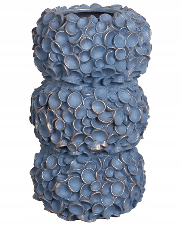 Керамічна ваза для квітів MUZAKI, 52 см, синя