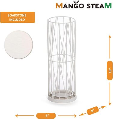 Тримач для парасольок Mango Steam Pluvian™ Soakstone™ білого кольору, багаторазовий