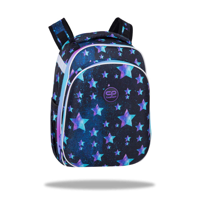 Багатовідсіковий шкільний рюкзак CoolPack, чорний з жовтими та золотистими акцентами, 25 л