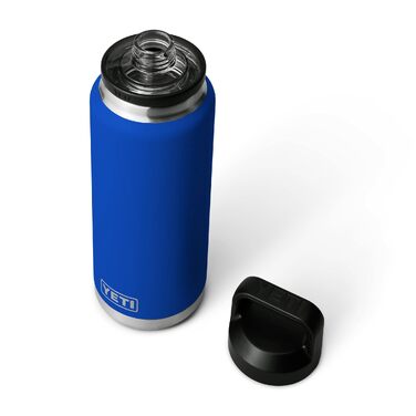 Термопляшка YETI Rambler 1л (1000 мл) з нержавіючої сталі з герметичною кришкою Chug, для гарячих та холодних напоїв, Charcoal