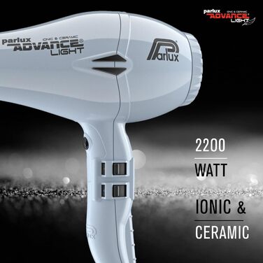 Фен Parlux Profi-Ionen Advance Light Ionic & Ceramic, білий (без Softstyler)