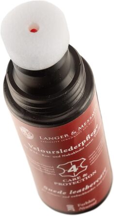 Langer & Messmer Leather Care Set for Suede - Shoe Care Set with Shoe Brushes for Nubuck Leather Care and Care Products for Refreshing Color, Protection, and Impregnation to Care for Your Suede Shoes