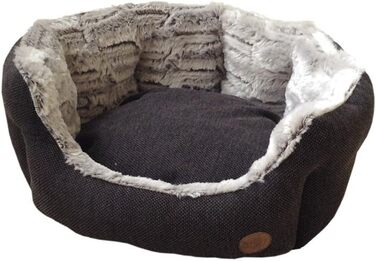 Ліжко для домашніх тварин Nobby Komfort Bett Oval Cacho, коричневе, 65 x 57 x 22 см