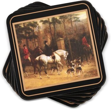 Tally Ho Coasters, 6 Pieces (m)
