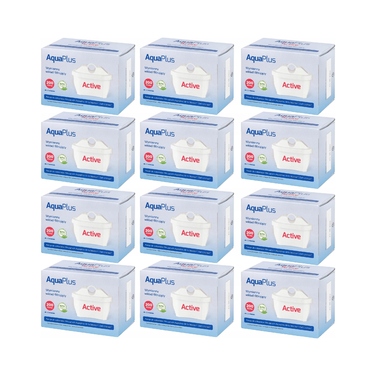 Смінні фільтрувальні картриджі для глека Aquaphor AquaPlus Active, 12 шт.