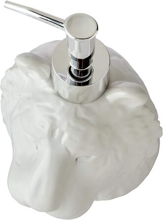 SKL Home Vern Yip Jungle Cats Toothbrush Holder, Ceramic, White (Lotion/Soap Dispenser)
