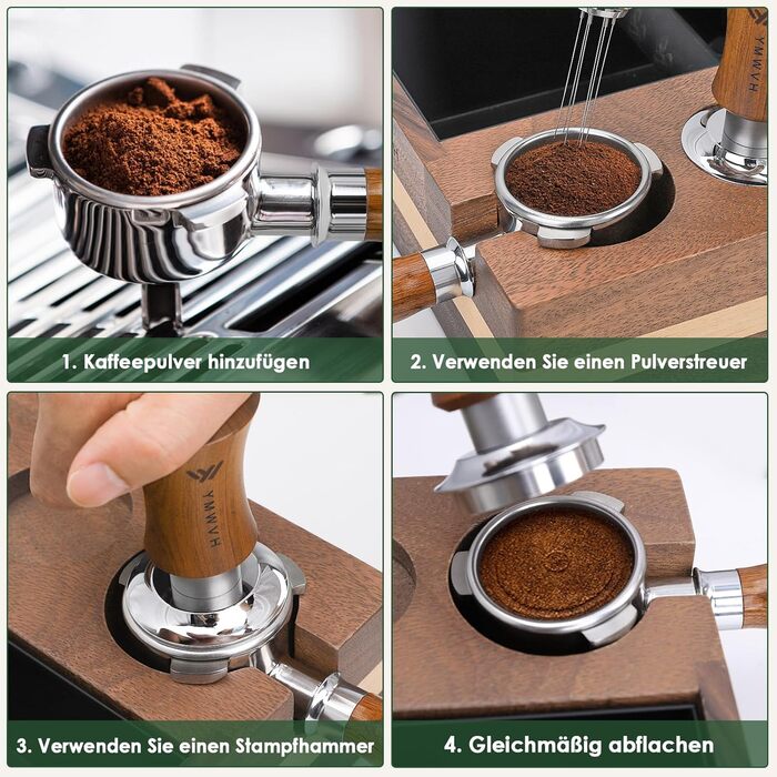 Бездонний портафільтр 54 мм з трьома вушками для кавомашин Breville Barista BES870/878/880, з двома фільтраційними кошиками та ручкою з горіха