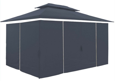 Садова альтанка-тент Swing з 4 стінками, 4 x 3 x 2.5 м