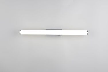 Trio Leuchten LED Bathroom Wall Light Mattimo 283274106, Metal Chrome, White Plastic, 4.3 Watt LED (Width 60cm)