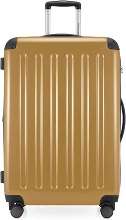 Чемодан ALEX Hartschalen - валіза-тележка, валіза для подорожей, 74 л (Колір осіннього золота, 75 см)