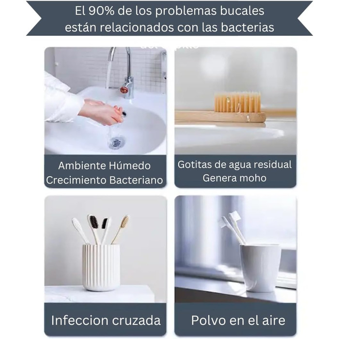 Super Toothbrush Holder, UV Toothbrush Sterilizer, Electric Toothbrush Holder, 2000 mAh, Timer Function