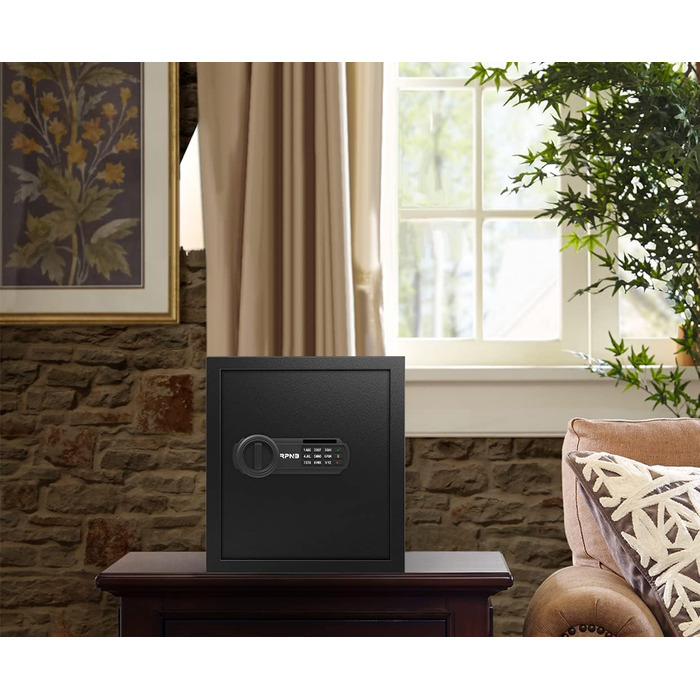 Електронний сейф RPNB Luxus Tresor з кодовим замком, 51 л - для дому, офісу, готелю, зберігання грошей та коштовностей