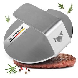 Прес для бургерів FENNEK Smasher I Професійний прес для смаження бургерів з нержавіючої сталі для кухні, ресторану, кемпінгу