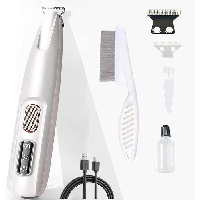 Триммер для догляду за лапами собак Paw Trim Pro - тихий, водонепроникний, для лап, очей, вух, обличчя та тіла