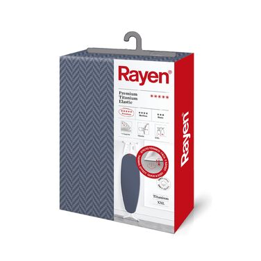 Глянцевий чохол для прасувальної дошки Rayen Premium XXL, 150x55 см, темно-синій