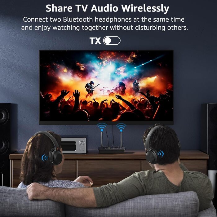 Bluetooth 5.3 трансмітер та ресивер 1Mii B03S для телевізора та стереосистеми