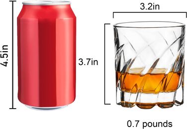 Набір склянок для віскі ParaCity - 2 шт., поворотні, вінтажні, для коктейлів та текіли, набір для бару та вечірок, подарунок для чоловіків