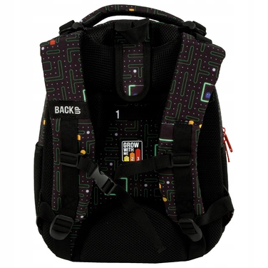 Багатовідсінковий шкільний рюкзак Back Up, чорний, 24 л