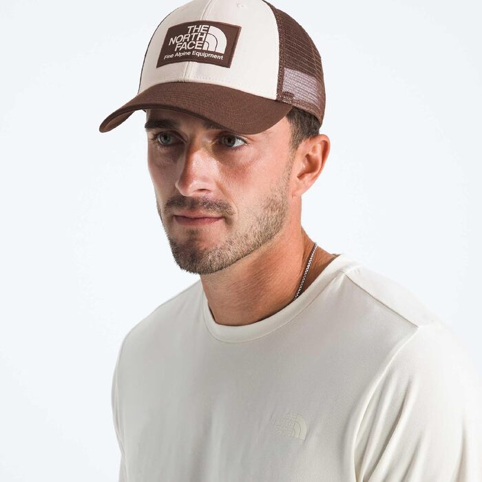 Кепка The North Face Uni Hut Mudder Trucker - Ember Soil/White Dune, універсальний розмір