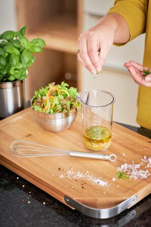 Віск RÖSLE з нержавіючої сталі 18/10, сріблястий (27 см), з зручною ручкою та петлею для підвішування, придатний для миття в посудомийній машині