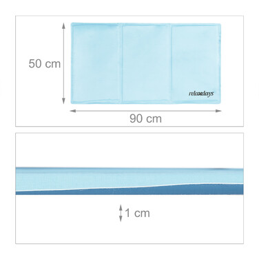 Relaxdays Blue Cooling Mat for Dogs