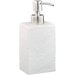 Дозатор для мила Relaxdays, 200 мл, наповнюваний, для ванної, туалету, кухні, з нержавіючої сталі, полірезин