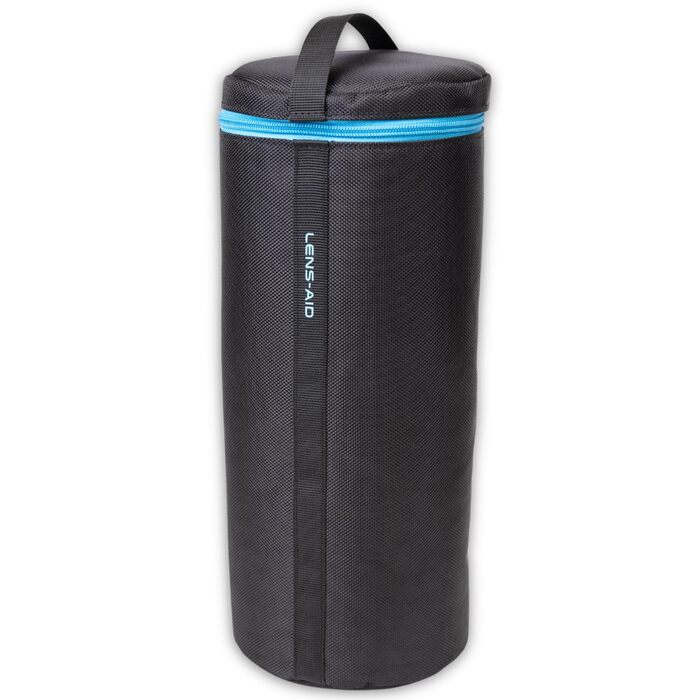 Чохол для об'єктива LENS-AID з товстим захистом, з блискавкою та ремінним кріпленням (XXL, 12 x 35 см)