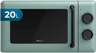 Мікрохвильова піч Cecotec Proclean 3010 Green 20L, 700W, механічна, з таймером та внутрішньою підсвіткою