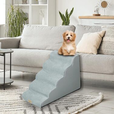 Сходинки для собак BingoPaw: 3/5 сходинок, 40/85 см, знімний чохол, протиковзкий