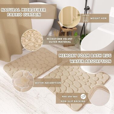 Набір аксесуарів для ванної кімнати: 10 предметів, зелений колір, WC-щітка, сміттєвий бак, золоті акценти