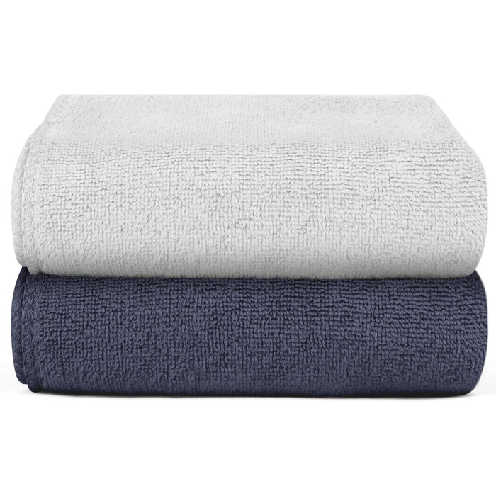 Набір рушників з мікрофібри URAQT, 12 шт. Швидковисихаючі рушники з мікрофібри для сауни, фітнесу, спорту, подорожей, пляжу - фітнес, спорт, плавання, 30 x 30 см (2 рушники з мікрофібри)