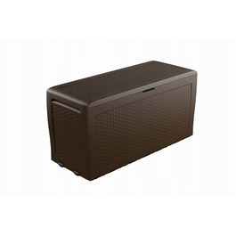 Садова скриня Keter Samoa Rattan Box 270 л, коричнева