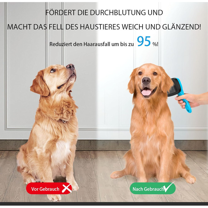 Щітка для собак та котів - самоочисна, легка у чищенні, зменшує випадання шерсті, видаляє волосся. Підходить для великих, середніх та маленьких тварин з довгою та короткою шерстю. Зелена (блакитна, 3 шт., нові)