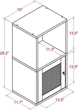 FUSUNBAO Magic DIY Cube Storage Organizer, Stackable Cubes for Home, Books, Clothes, Toys, Modular Storage System, Closet Organizer, Bookshelf, Closet (Pure White (Yellow Oak, General+Door Cubes))