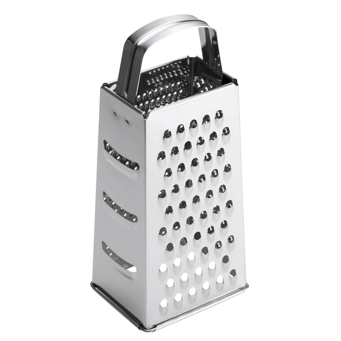 Терка Fiskars Essential 4-стороння, нержавіюча сталь, 23 см, срібляста (1065589)