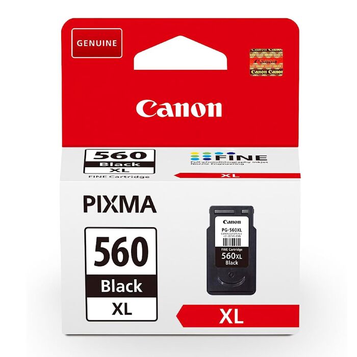 Оригінальний чорнильний картридж Canon PG-560XL FINE чорний (XL), підвищена ємність
