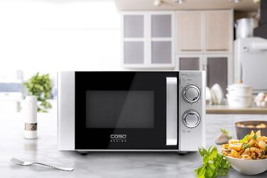 Мікрохвильова піч CASO MG 20 Ecostyle Ceramic з грилем, 20 літрів, 2 рівня, CASOTEK