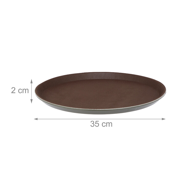 Relaxdays Brown Service Tray