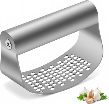 Прес для часнику з нержавіючої сталі, Wiper, інноваційний дизайн, кухонний аксесуар, легко мити